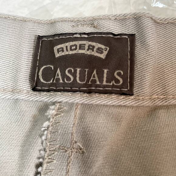 Riders casuals 18M light tan 37 x 31 high rise JEANS women - Picture 2 of 11